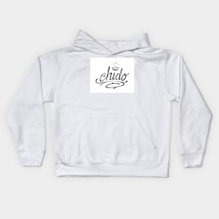 Chido hand drawn illustration Kids Hoodie